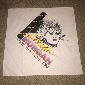 Vintage Lorrie Morgan Leave the Light on bandana